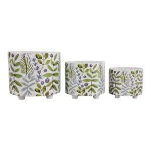 BARNETWORTH SET OF 3 GREEN PLANTER 11 (IN)