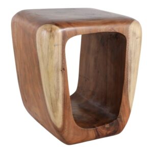 RIDLEYSIDE BROWN TABLE 18 (IN)